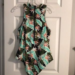 Island High Neck Swim